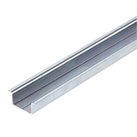 Weidmuller Heavy duty deep Din rail, without slot, 2m