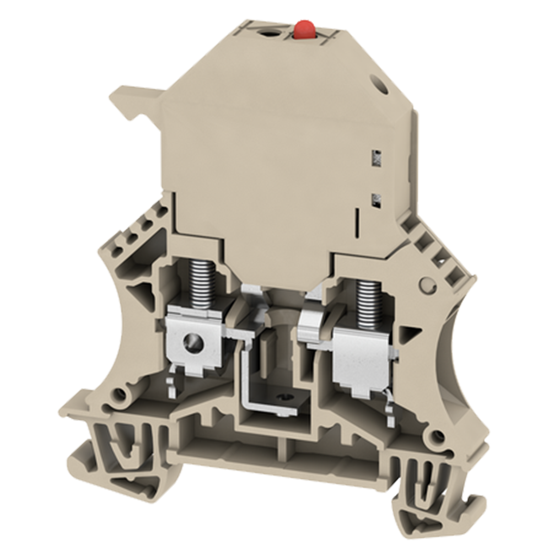 Weidmuller Fuse terminal, screw, 500V, 6.3A, 6mm²