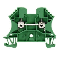 Weidmuller Feed-through terminal, screw, green, c/s 2.5mm²