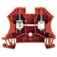 Weidmuller Feed-through terminal, screw, red, c/s 10mm²