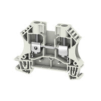 Weidmuller Feed-through terminal, screw, white, 6mm²