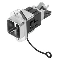 Weidmuller Hybrid flange, female housing, IP67, Cat.5