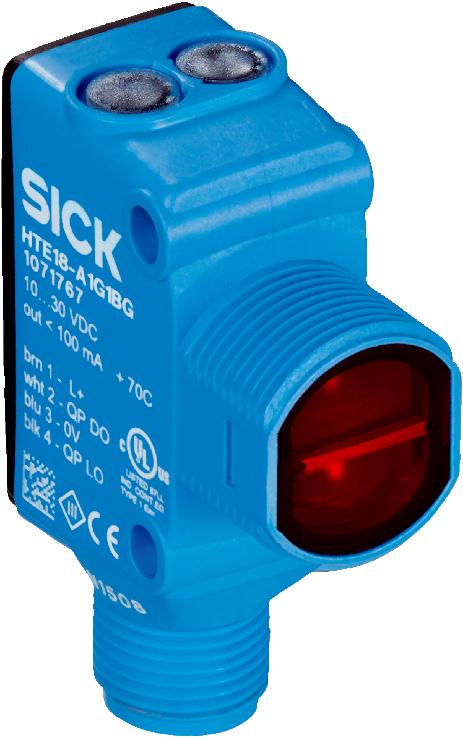 Sick  HTE18-F4A1BLA00 Hybrid photoelectric sensor, PNP/NPN - Sick Automation