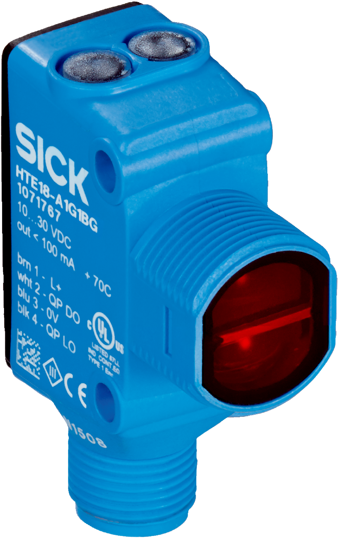 Sick  HTE18-F4A1BLA00 Hybrid photoelectric sensor, PNP/NPN - Sick Automation