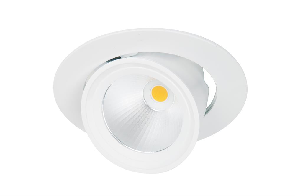 VIP DL TC 35/70 IM IL WFL WHT C/W CLEAR GLASS - Lival Recessed Downlight