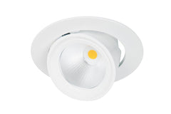 VIP DL TC 35/70 IM IL WFL WHT C/W CLEAR GLASS - Lival Recessed Downlight
