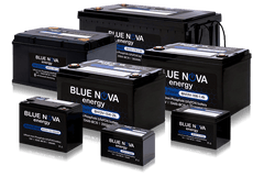 Blue Nova LiFePO4 battery, 1.3kWh, 13VDC, BT