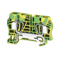 Weidmuller PE terminal, tension-clamp, green/yellow, 6mm²