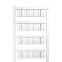 Weidmuller Terminal marker, white, 5mm pitch, 15 x 5mm