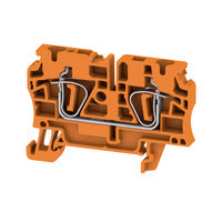 Weidmuller Feed-through terminal, orange, 800V, 32A, 4mm²