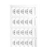 Weidmuller Cable marker, clip on, white, 12 x 5.8mm