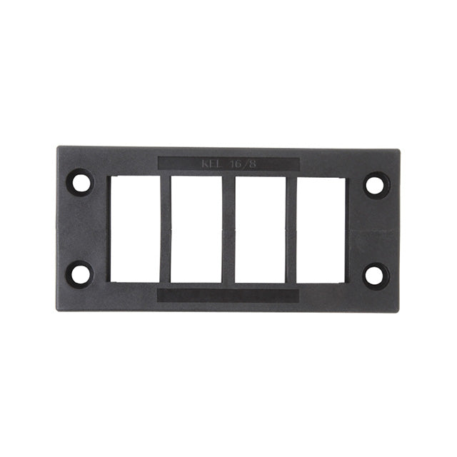 Weidmuller Cable entry strip, plastic, black