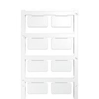 Weidmuller Device marker holder, white, 15 x 27mm