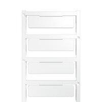 Weidmuller Device marker holder, white, 15 x 60mm