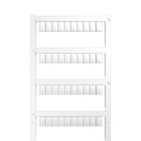 Weidmuller Device marker, white, pluggable, 0.8 x 9 x 6mm