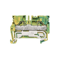 Weidmuller Feed-through terminal, gr/yell, 38 x 53 x 5.1mm