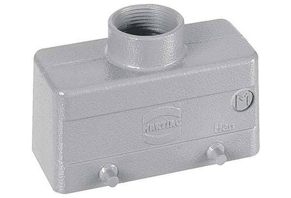 Harting Hood, top entry, M25, double locking, size 16B Harting