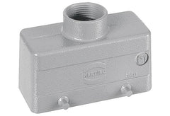 Harting Hood, top entry, M25, double locking, size 16B Harting