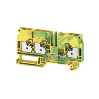 Weidmuller PE terminal, push-in, green/yellow, 720A, 6mm²