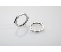 Pflitsch Locknut, brass nickel plated, M32 x 1.5 Pflitsch