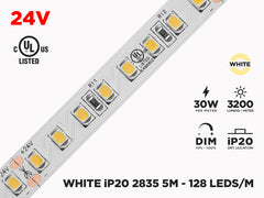 LED STRIP 600LM 2835 70LED CRI80 24V 4K IP20