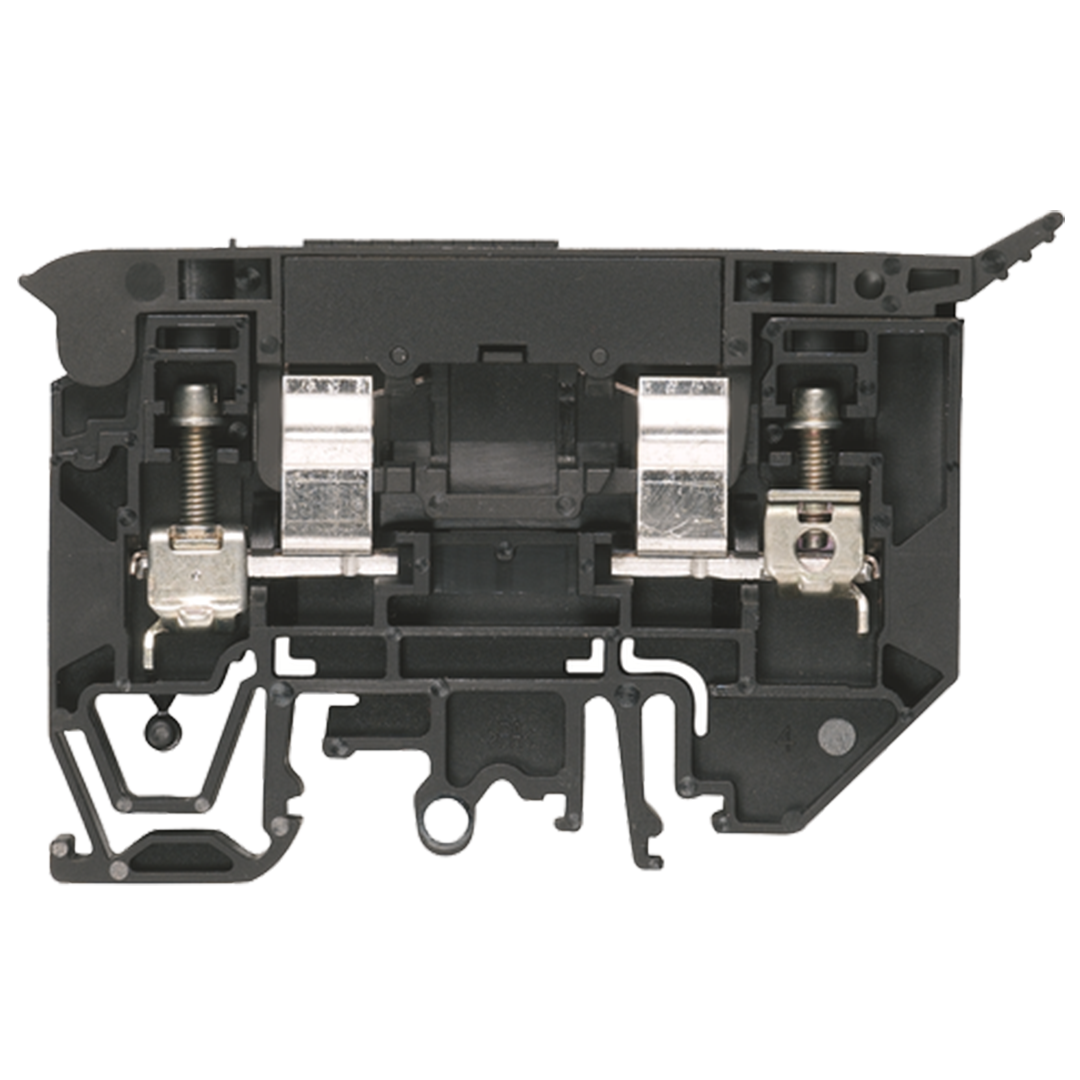 Weidmuller Fuse terminal, screw, black, c/s 4mm², 250V, 6.3A