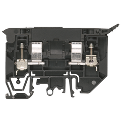 Weidmuller Fuse terminal, screw, black, c/s 4mm², 250V, 6.3A