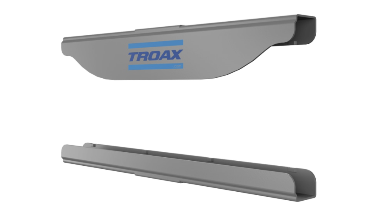 Troax Snapper, silver coated, 19mm