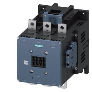 Siemens Power contactor, 3pole, 2NO+2NC, 400VAC, 200kW, 400A - 3RT1076-6AP36