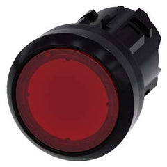 Siemens Indicator light in illuminated pushbutton design, 22 mm, round, plastic, red - 3SU1001-0AD20-0AA0