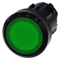 Siemens Indicator light in illuminated pushbutton design, round, green, 22mm - 3SU1001-0AD40-0AA0