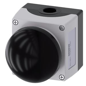Siemens Enclosure, center, palm pushbutton, black, 1NO - 3SU1851-2GA00-2AA1