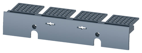 Onka MRK Rail terminal block, screw, red, 16mm²