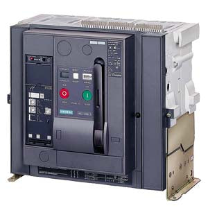 Siemens Circuit breaker, fixed-mounted, 3-pole, size II, 66kA - 3WL1232-2CB62-1AA2-Z S07+T40