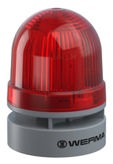 Werma Mini Twinlight combi, red, 95dB, 24VAC/DC, 62 x 85mm