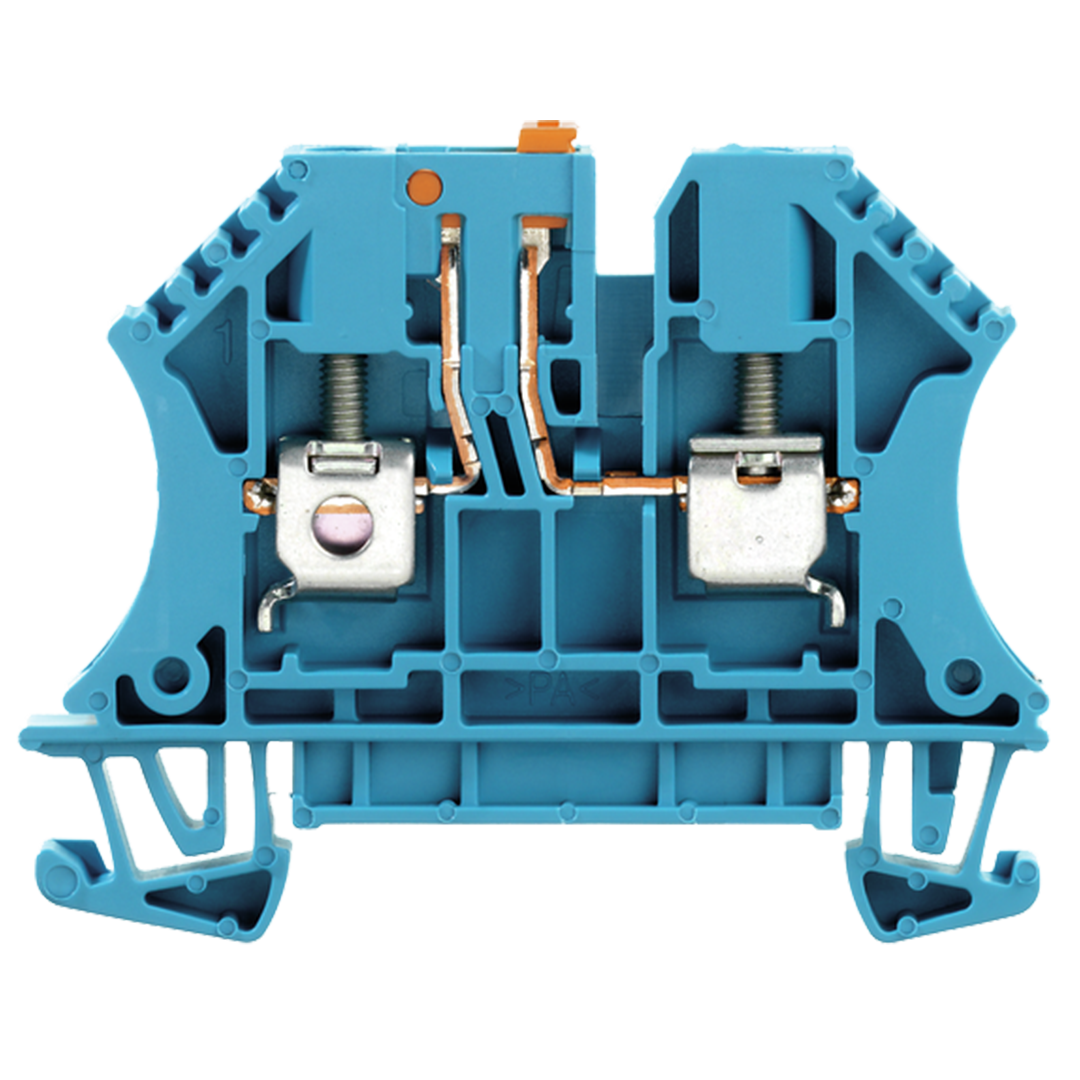 Weidmuller Test-disconnect terminal, blue, 4mm², 500V, 32A