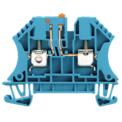 Weidmuller Test-disconnect terminal, blue, 4mm², 500V, 32A