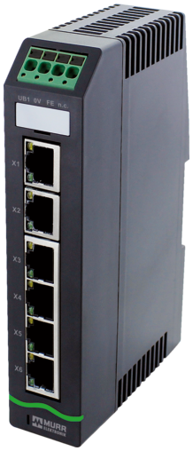 Murr Xelity 6TX GE Unmanaged Switch 6 Port 1000Mbit - Murrelektronik