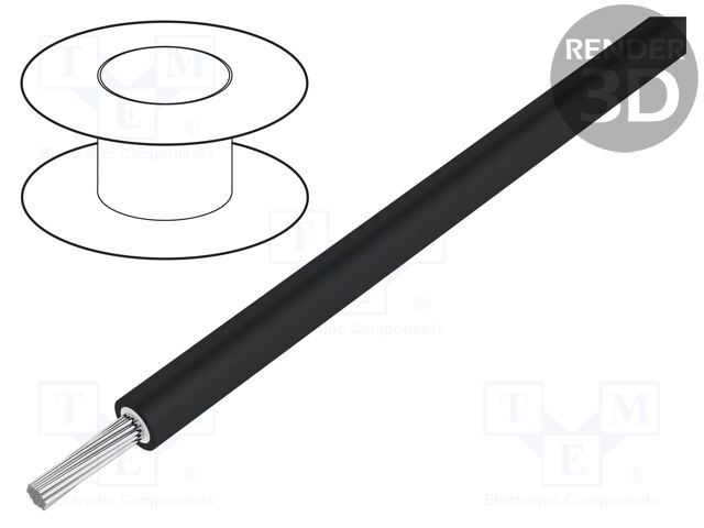 Lapp H1Z2Z2-K Solar cable, red, 1.5kV, 6mm² - Lapp Kabel