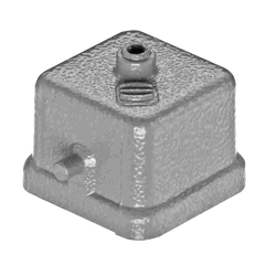 Harting Cover plate for Han 3A, RAL 7035