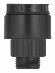 Werma Adapter for single hole mount, black, 40 x 54mm