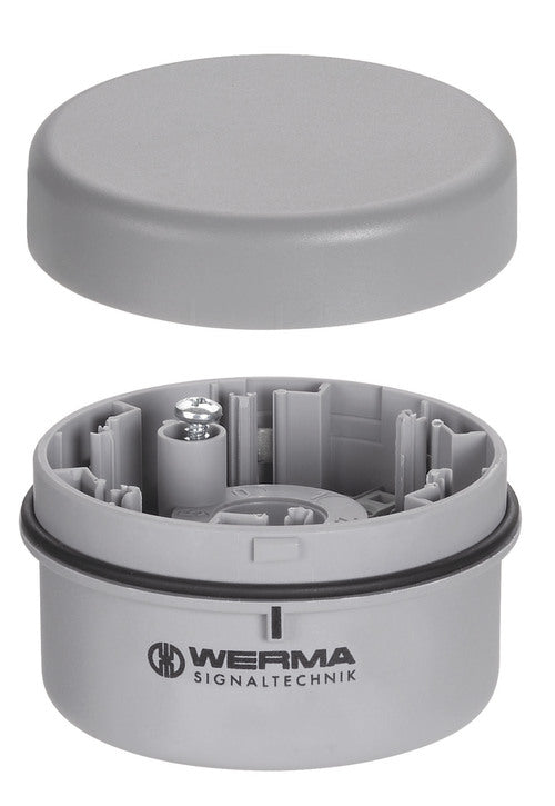 Werma Terminal element for base mounting, grey, 12-230VAC/DC