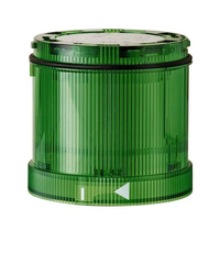 Werma Flashing light element, green, 24VDC, 70 x 66mm