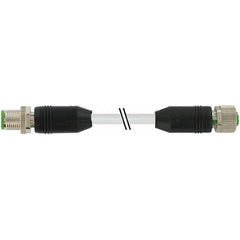 Murr M12 male 0° / M12 male 0°, X-code, 8-pole, shielded, 7m