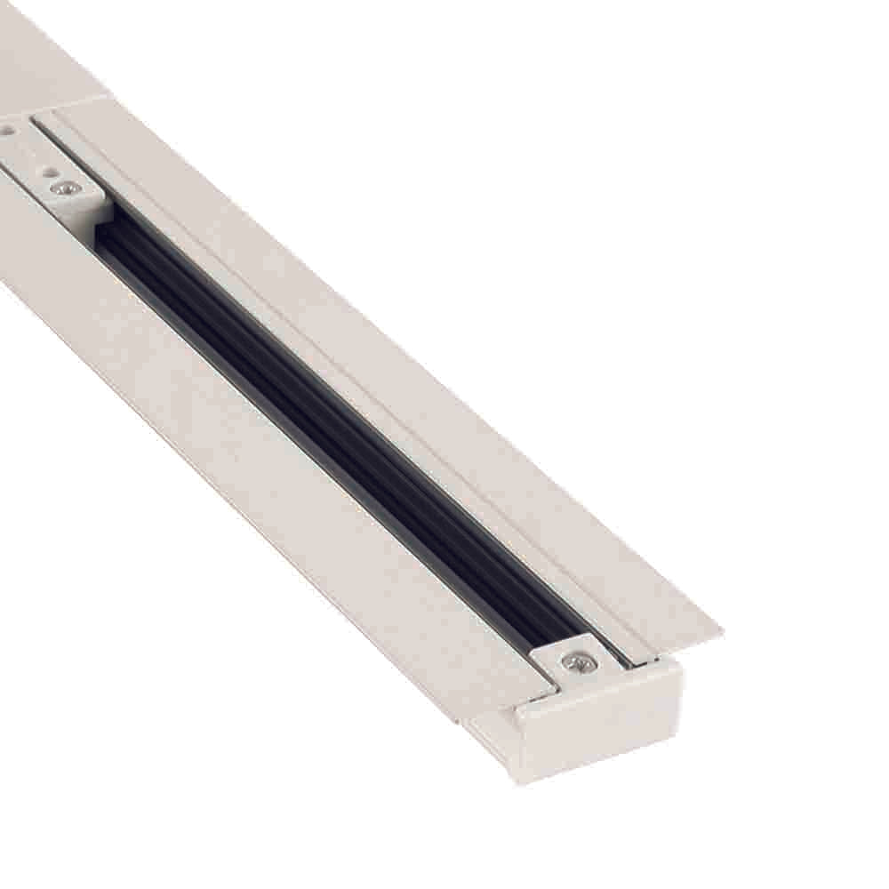 Recessed hideaway extrusion component for 3-wire track and spot lighting system by Spazio