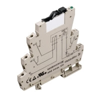 Weidmuller Relay module, screw, beige, 1 CO, 12VDC, 6A