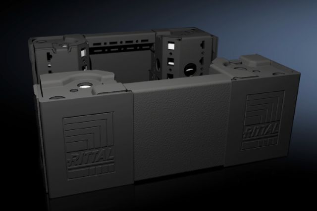 Rittal VX Base/plinth corner piece, sheet steelr, 100x300mm Rittal