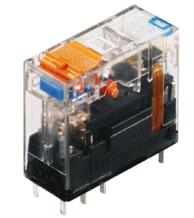 Weidmuller Relay, plug-in, transparent, 1 CO, 230VAC, 16A