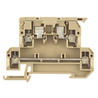 Weidmuller KDKS 1/35 Fuse terminal, beige, screw, 4mm², 6.3A