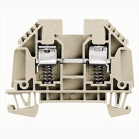 Weidmuller Feed-through terminal, screw, d/beige, 41A, 6mm²